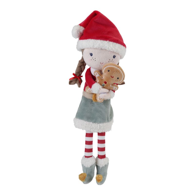 Little Dutch Cuddle Doll Christmas Rosa - 35cm